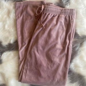 Y2K Mauve velour sweatpants 🍭